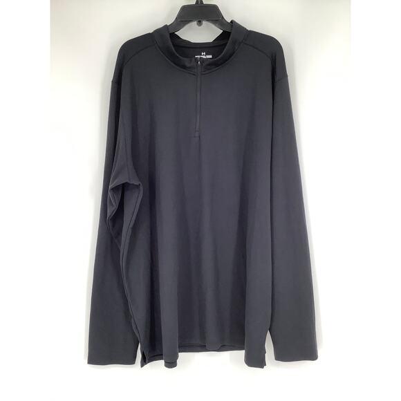 Under Armour Men's 3XLT Black Motion 1/4 Zip Sweatshirt Active Athleisure O7-22 - Picture 2 of 8